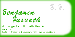 benjamin husveth business card